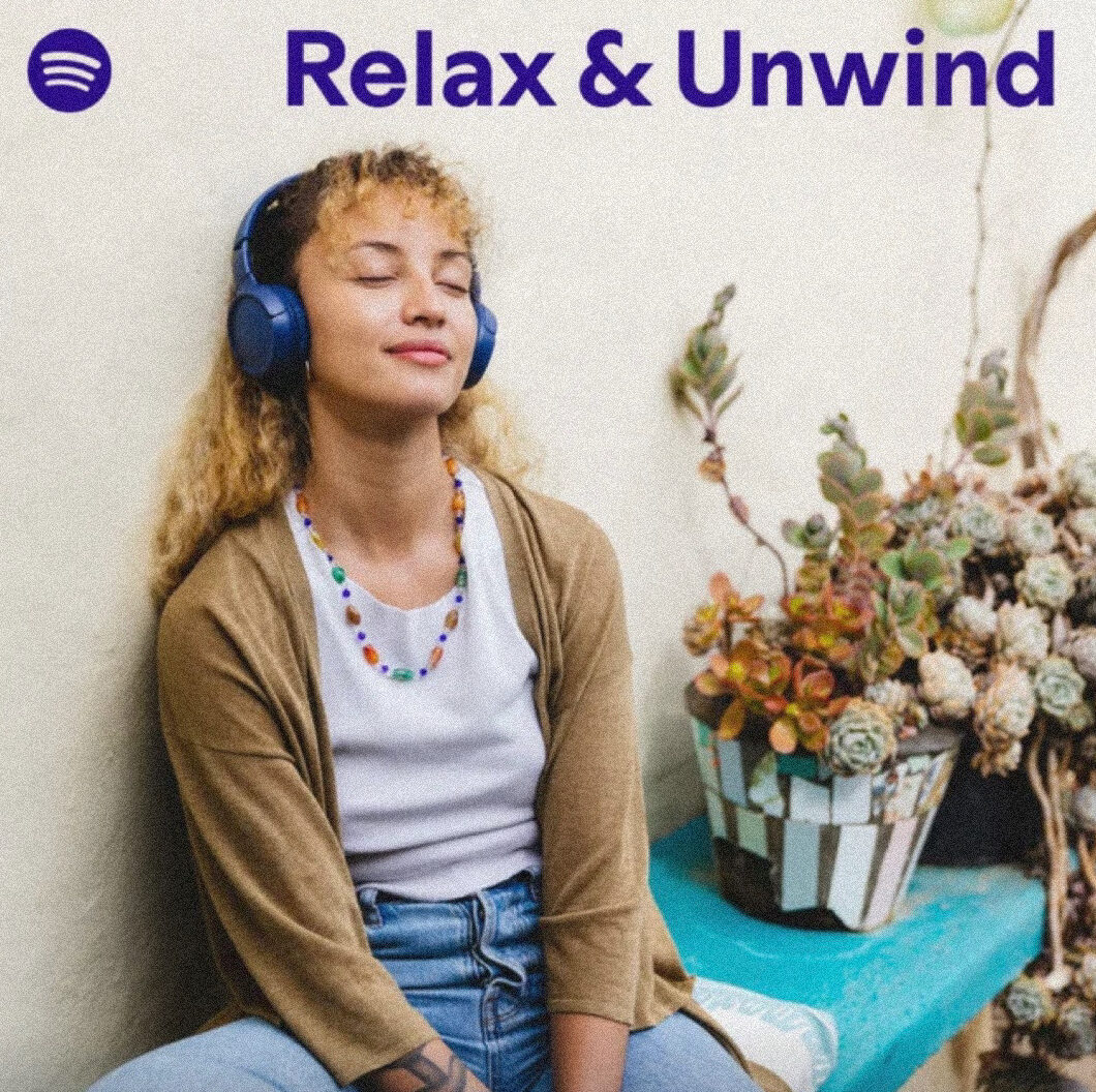 پلی لیست Relax & Unwind اسپاتیفای برای کاهش استرس و آرامش ذهن